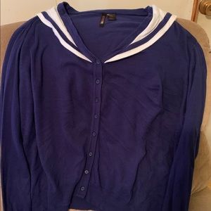 Torrid retro sailor sweater size 4